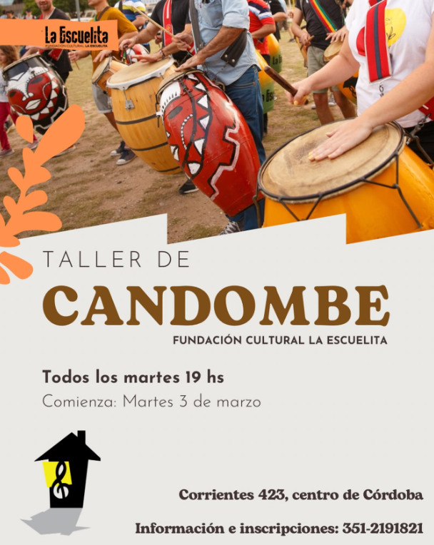 Taller de Candombe - Fundación Cultural La Escuelita